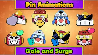 Brawl Stars | Pin Animations |Gale & Surge |