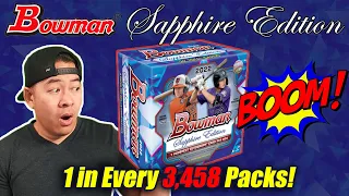 BOOM! WE HIT ONE! 2022 Bowman Sapphire - Unbelievable value!