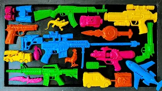 Cleans Shotgun, Ak 47, Glock Pistol, Sniper Rifle, Bubblegun, Pistol Laser, M16 Monster, M806 Gun