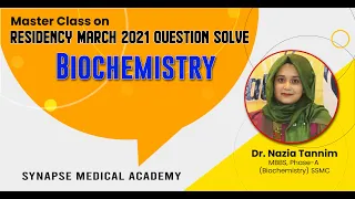 Biochemistry  (Residency March 2021 Question Solve) Master Class