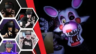 Let's Players Reaction To The Mangle Jumpscare During The Vent Repair Game | FNAF Help Wanted
