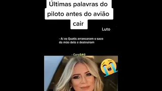 ÚLTIMAS PALAVRAS DOS PILOTOS DO AVIÃO DA MARÍLIA MENDONÇA!!