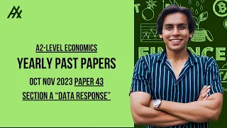 A2 Level Economics 9708 Oct Nov 2023 paper 43 Section A "Data response"