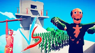 100x ZOMBIE + 10x FLY ZOMBIE + 1x GIANT vs 4x EVERY GODS - Totally Accurate Battle Simulator.