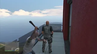 GTA 5 - Kidnapping Devin Weston Without Alerting Merryweather (Machete Only)