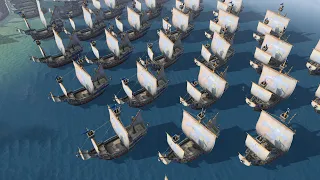 Age of Empires 4 - 1v1 NAVAL ARMY UNLIMITED RESOURCES