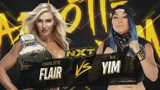 FULL MATCH - Charlotte Flair vs Mia Yim - NXT - WWE 2K20