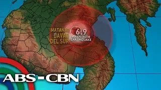 Magnitude 6.9 na lindol tumama sa Mindanao | News Patrol