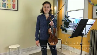 An Excerpt a Day with violinist Audrey Wright: Day 3, Mendelssohn Scherzo