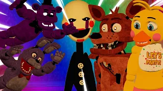 Freddy And Friends Get TRAPPED In Puppets Box! (GMOD FNAF)