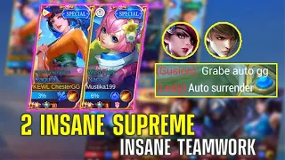 2 Supreme Insane Teamwork!! | Top Global Kagura And Nana Gameplay | No Tank Needed