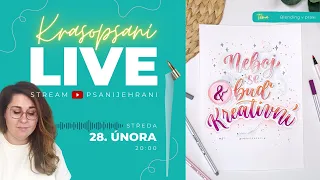 Krasopsaní LIVE stream – Blending v praxi