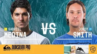 Gabriel Medina vs. Jordy Smith - Quarterfinals, Heat 3 - Quiksilver Pro Gold Coast 2019