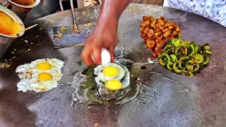 Middle Class Brothers Selling Delicious Egg Omelette Dishes | Egg Street Food | Indian Street Food