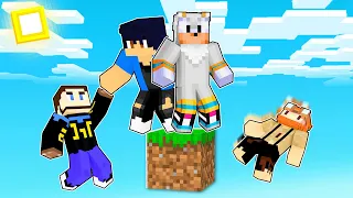 TSQUAD NA JEDNYM BLOKU W MINECRAFT!