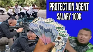 PROTECTION AGENT SALARY (active Lea"retired"exmen"regular gun owner work as a bodyguard)