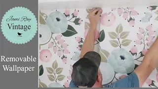 Teen Bedroom Makeover Part 1 Removable Wallpaper | Rocky Mountain Decal