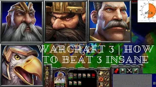 Warcraft 3 Reforged | How to beat 3 Insane Computers using Human