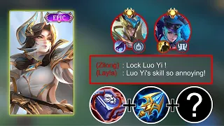 FUN MATCH TRIO RANKED VS PRO ZILONG | 3 MAIN ITEM LUO YI - Mobile Legends