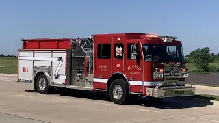 El Reno Engine 3 & Engine 1 responding 7/18/23