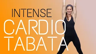 WK 4/DAY 1: 28 MIN FAT-LOSS TABATA / Total Body CARDIO Tabata / With Weights