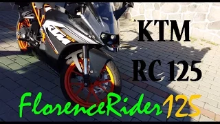 KTM RC 125 original sound and walkaround