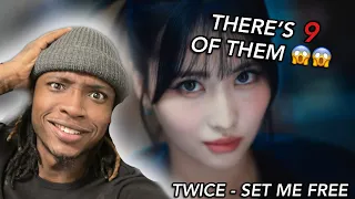 TWICE "SET ME FREE" M/V REACTION.... They have 9 people ?!?! 😱