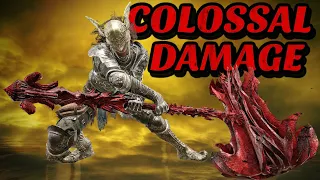 Elden Ring: Colossal Weapons Do Colossal Damage