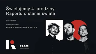 4. urodziny Raportu - skrót koncertu Łona x Konieczny x Krupa