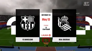 BARCELONA vs REAL SOCIEDAD | La Liga | FC 24