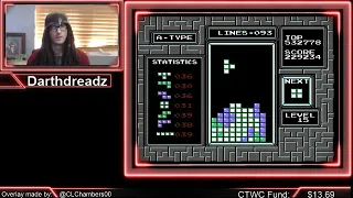 First Time Reaching Level 29 in NES Tetris