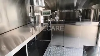 Airstream Food Truck Trailer Cart Versatile for Serving Different Street Food