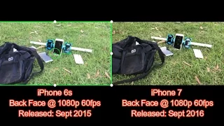 iPhone 7 vs. iPhone 6S: 1080P HD @ 60 Frames Per Second (fps) Camera Video Test