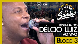 Resenha do Delcio Luiz no Galpão do Samba ao vivo - Bloco 3