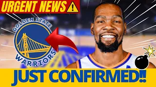 BOMB! WARRIORS MAKE A BIG ANNOUNCEMENT ABOUT KEVIN DURANT! FINALLY FANS! GONDEN STATE WARRIORS NEWS!