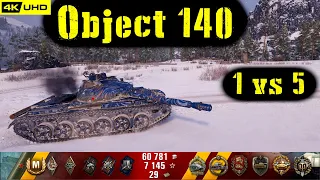 World of Tanks Object 140 Replay - 9 Kills 6.5K DMG(Patch 1.6.1)