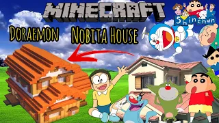 Shinchan Made Doreamon Nobitta House is Minecraft Survival Series With Oggy TYRO GAMING GREEN GAMING