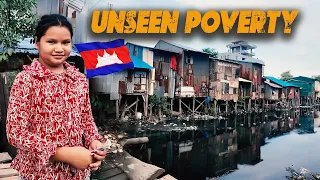 Unseen Poverty Houses/Slums in Boeung Trabek