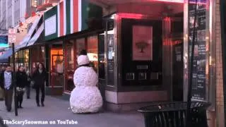 Scaring Girls on Valentines Day Snowman Prank - Funny Clips