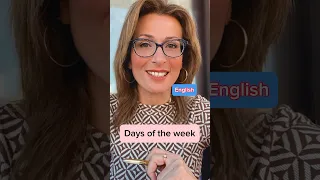 Days of the week, предлог ON #английскийязык #английскийдляначинающих #daysoftheweek #english
