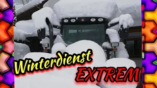 ❄️Winterdienst❄️Schneeräumung EXTREM🚜 2m Schnee Dez. 2020