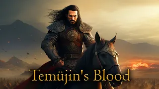 Temüjin's Blood - Powerful Mongol Battle Music | Epic Orchestral, Throat Singing & Morin Khuur