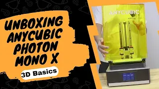 Unboxing Anycubic Photon MonoX - Resin Based 3D Printer.