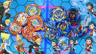 OMG EPIC EVOLUTION BATTLE - Valkyrie vs Ragnaruk | Beyblade Burst Team Battle