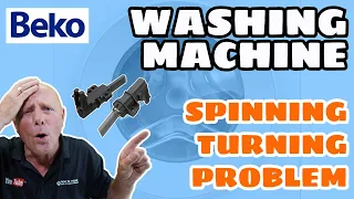 Beko washing machine not spinning or turning  how to replace carbon brushes