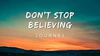 don't stop believing lyrics/journey  | 1 Hour Loop Lyrics Time