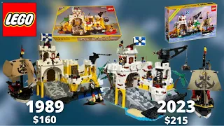 1989 vs 2023: LEGO Pirates Eldorado Fortress Comparison!