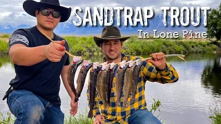 Eastern Sierra Trout Fishing Lone Pine Sand Traps!