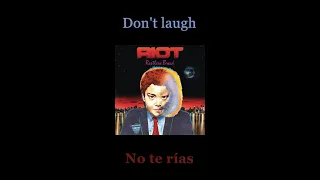 Riot - Loanshark - 05 - Lyrics / Subtitulos en español (Nwobhm) Traducida