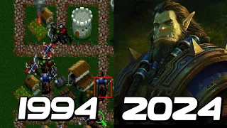 Evolution of Warcraft Games (1994-2024)